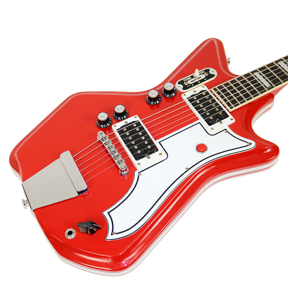 2008 Eastwood Airline '59 Custom 2P Electric Guitar Red | Cream