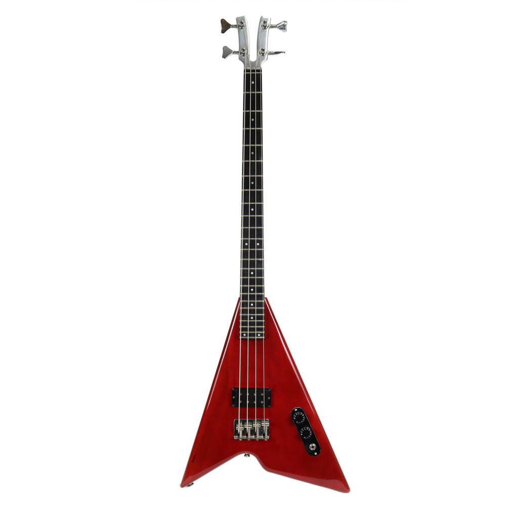 1980 Kramer XKB-10 Electric Bass Guitar in Cherry | Cream City Music