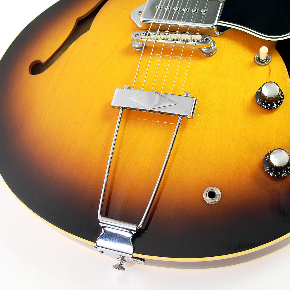 Vintage 1969 Gibson ES-330 TD Electric Guitar Sunburst Finish