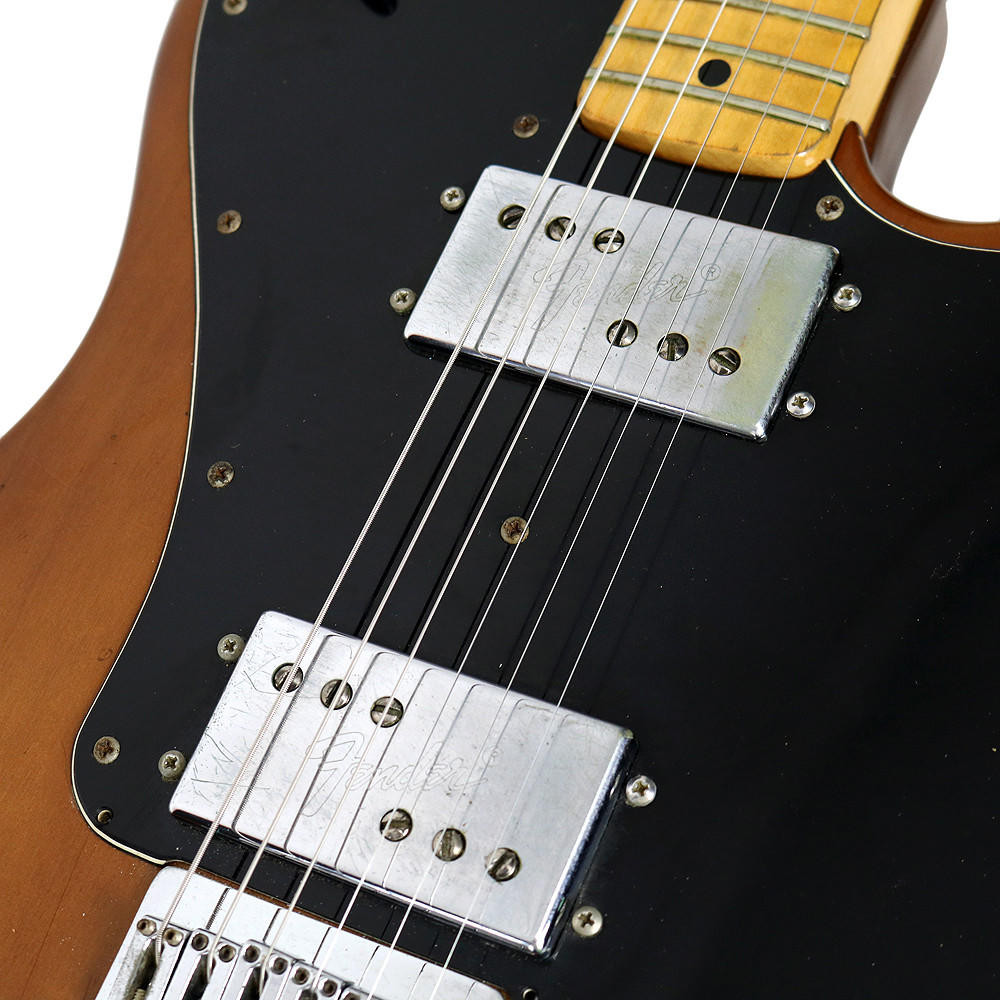 Vintage 1974 Fender Telecaster Deluxe Electric Guitar Mocha Brown