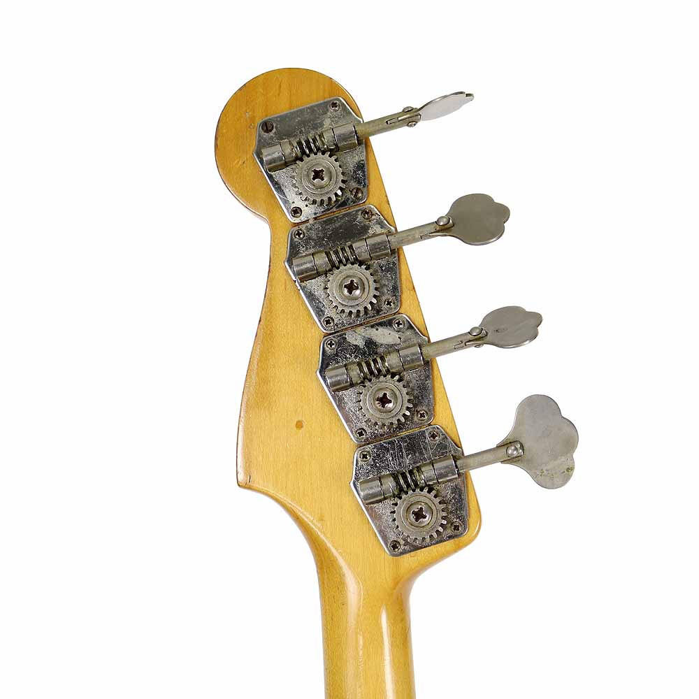 Vintage 1964 Fender Jazz Bass Inca Silver | Cream City Music
