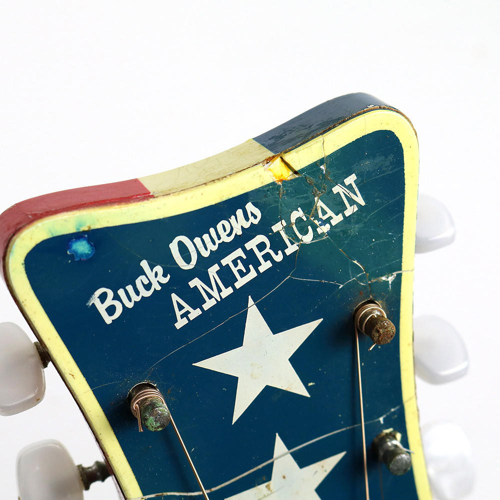Vintage 1970 Harmony Buck Owens American Acoustic Guitar Red White Vintage 1970 Harmony Buck Owens American Acoustic Guitar Red White