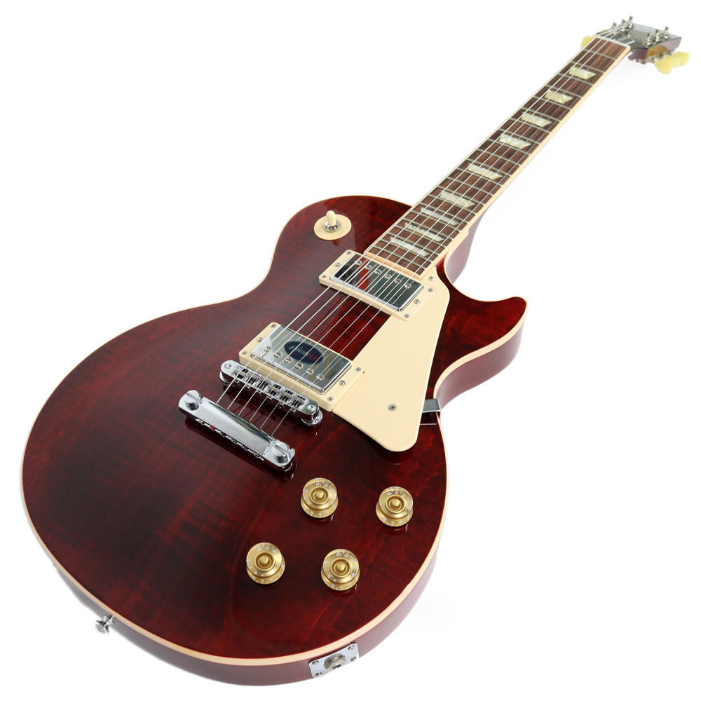 ギター Gibson Les Paul traditional 2011 2011 Gibson Les Paul Traditional w/ Flame Maple Top in Wine Red