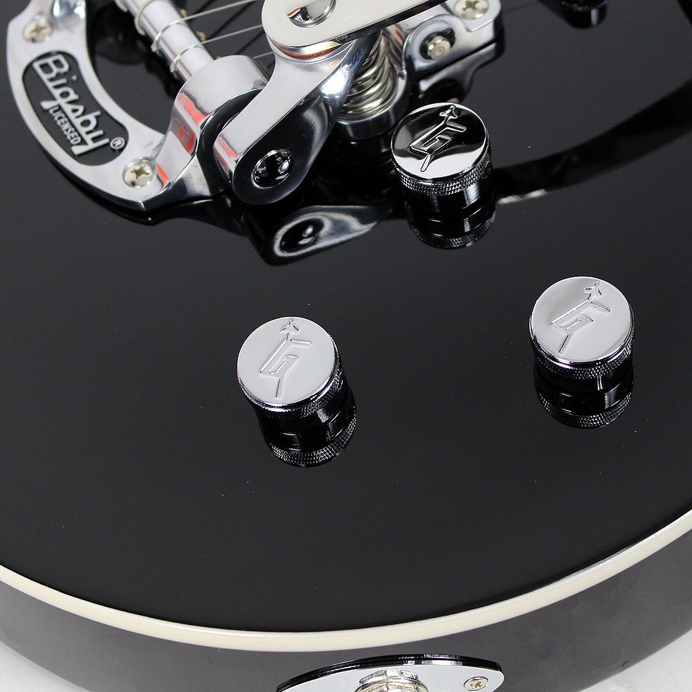 美品 Gretsch G5435T Electromatic 純正ギグバッグ付き Gretsch G5435T Electromatic Pro Jet Black with Bigsby Demo | Cream