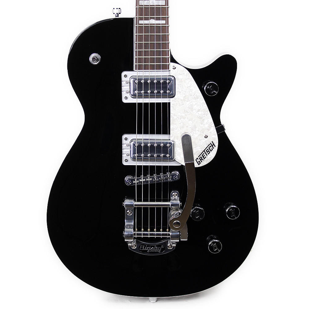 美品 Gretsch G5435T Electromatic 純正ギグバッグ付き Gretsch G5435T Electromatic Pro Jet Black with Bigsby Demo | Cream