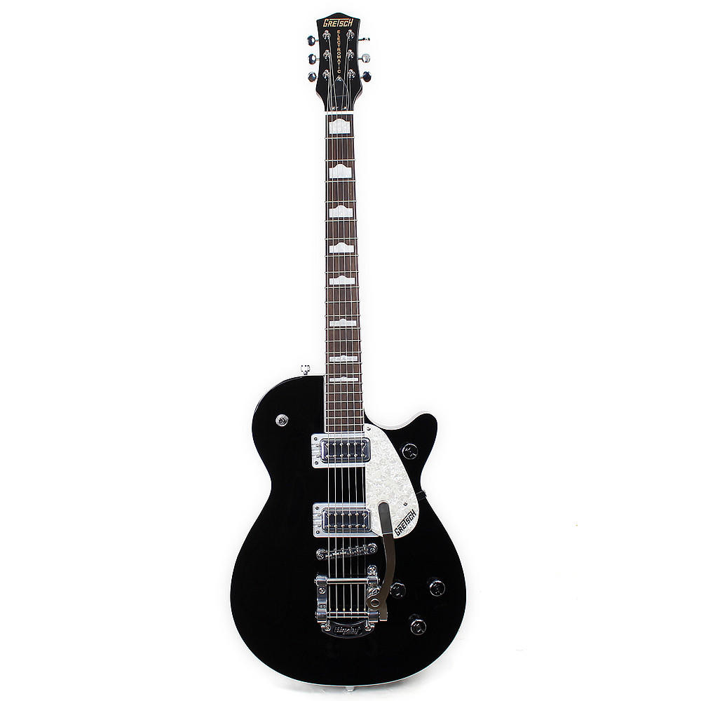 Gretsch G5435T Electromatic Pro Jet Black with Bigsby Demo | Cream