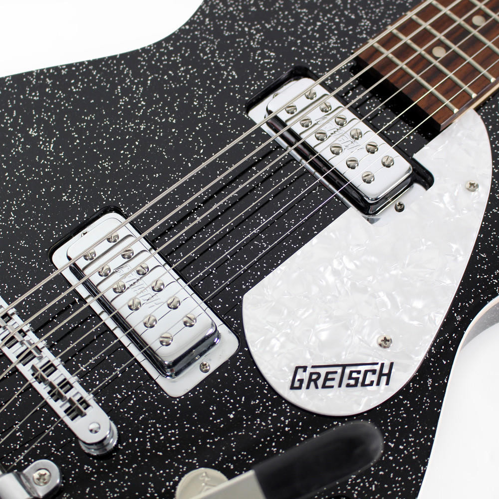 Gretsch G5265 Electromatic Jet Baritone Black Sparkle with Bigsby