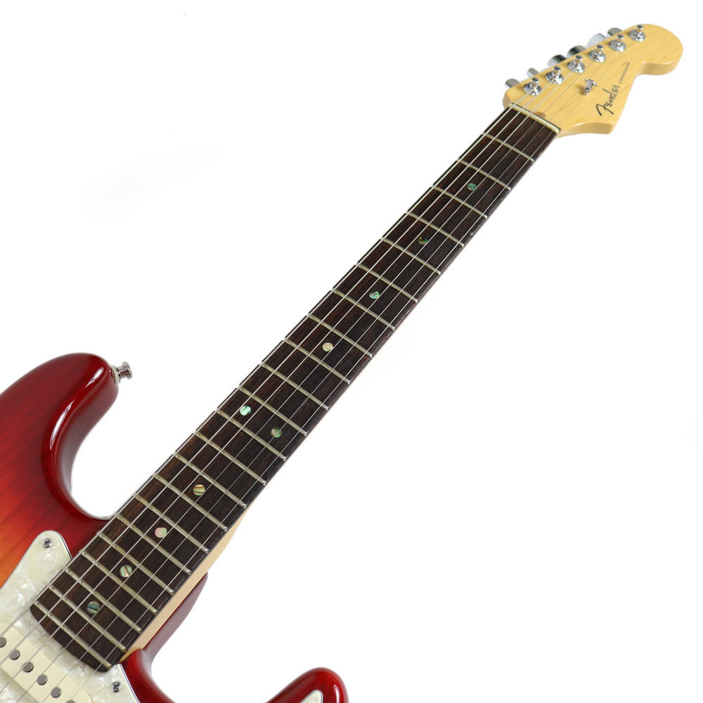 2004 Fender American Deluxe Ash Stratocaster in Aged Cherry Burst
