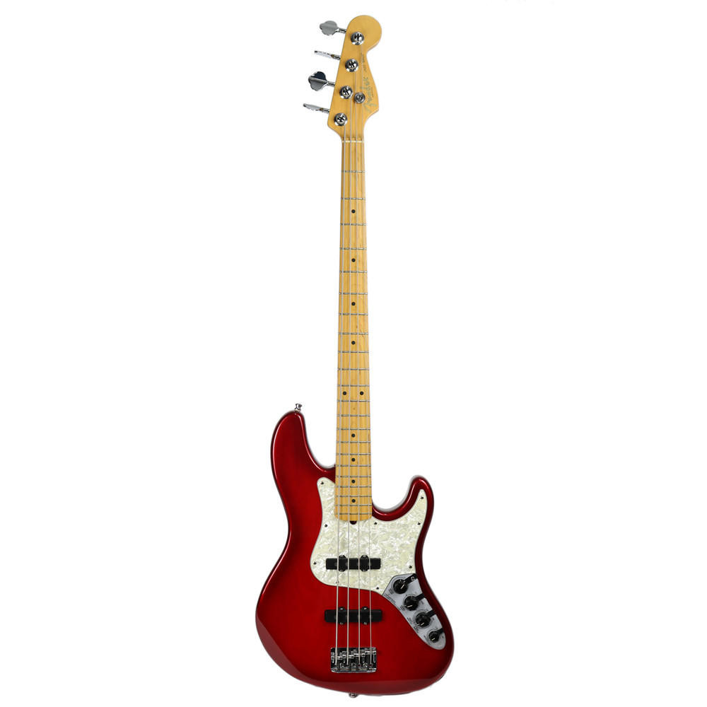 ベース Fender American Deluxe Jazz Bass V 1997 1997 Fender American Deluxe Jazz Bass in Crimson Burst | Cream