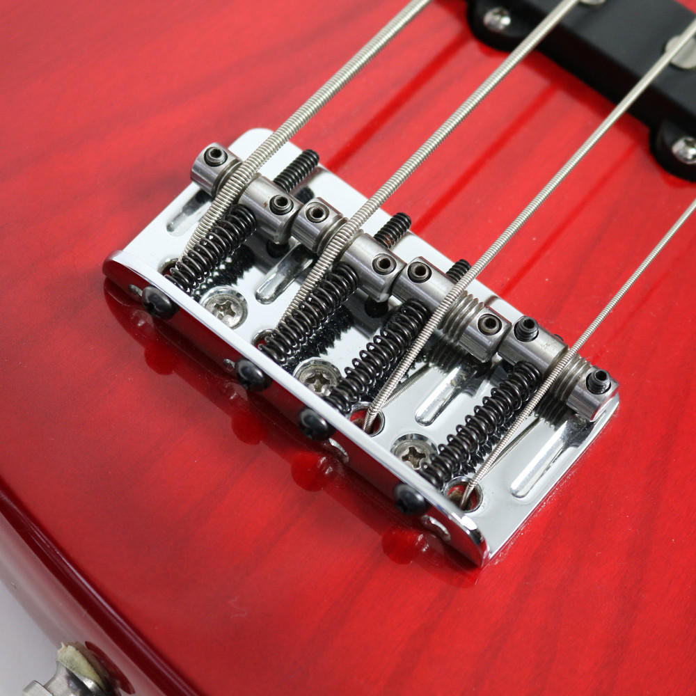 1997 Fender American Deluxe Jazz Bass in Crimson Burst | Cream