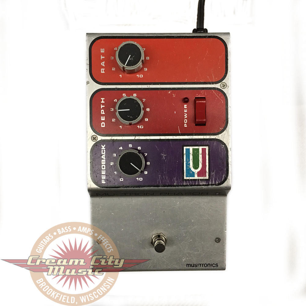Vintage Musitronics Mu Tron Phasor II Guitar Pedal | Cream City Music