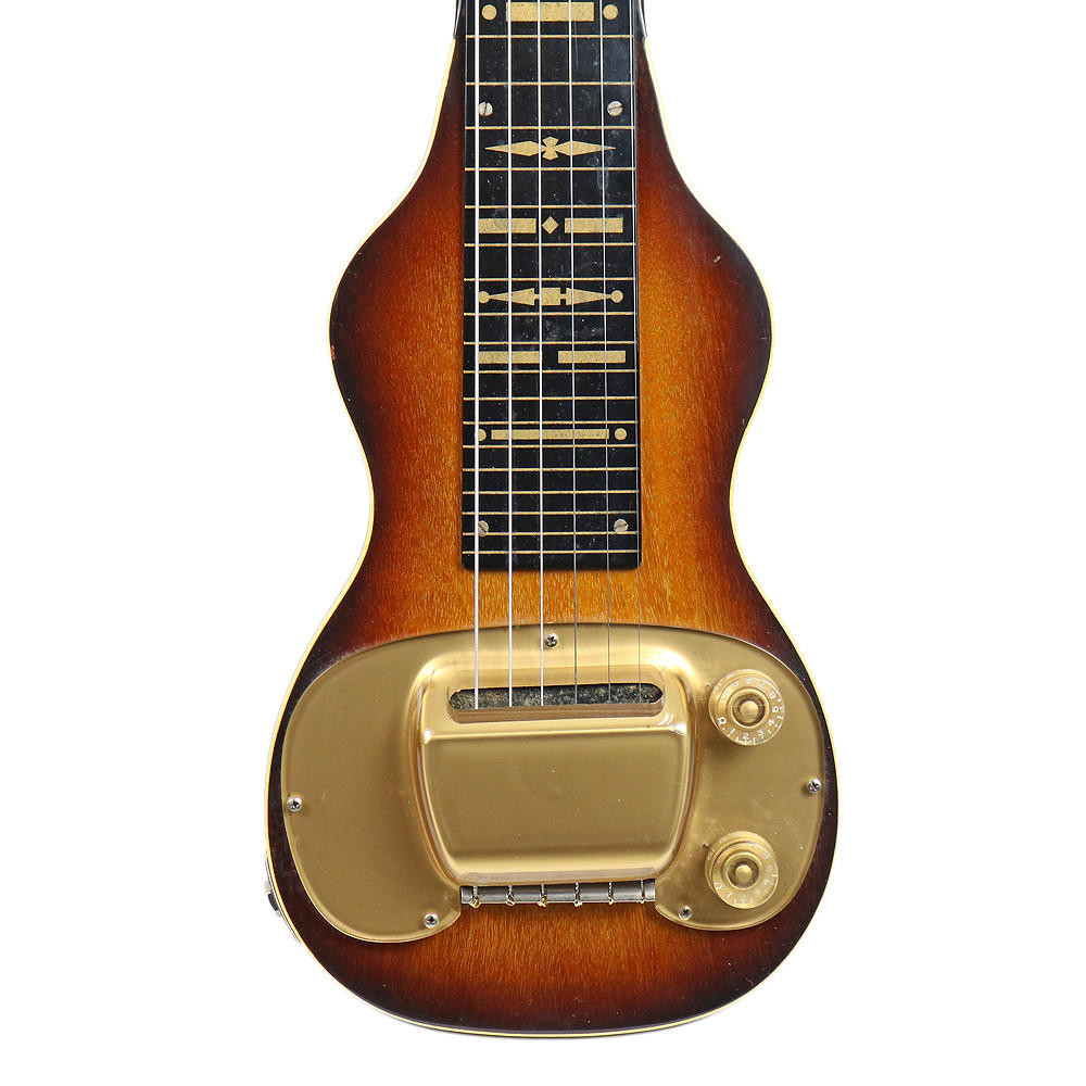 Vintage 1951 Gibson BR-6 Lap Steel Sunburst Finish | Cream City Music