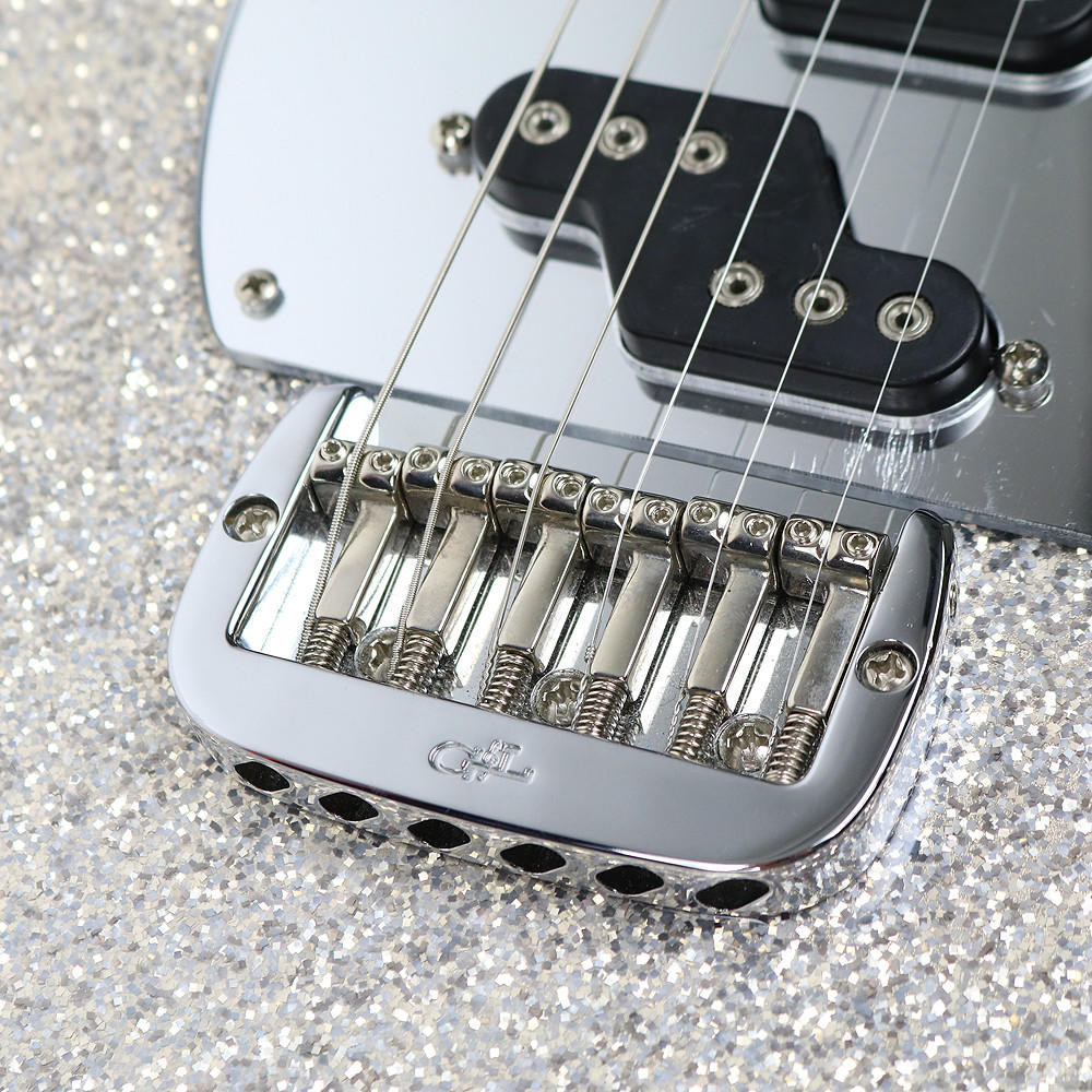 2013 G&L ASAT Z-3 Electric Guitar Silver Sparkle Finish | Cream
