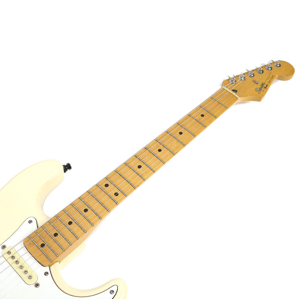 Rare 1991 USA Squier Stratocaster Electric Guitar Olympic White
