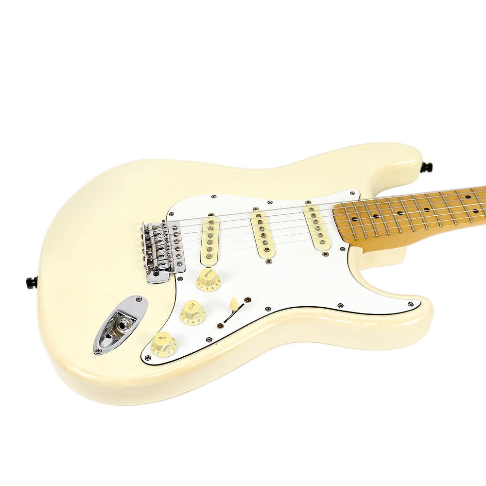 Rare 1991 USA Squier Stratocaster Electric Guitar Olympic White