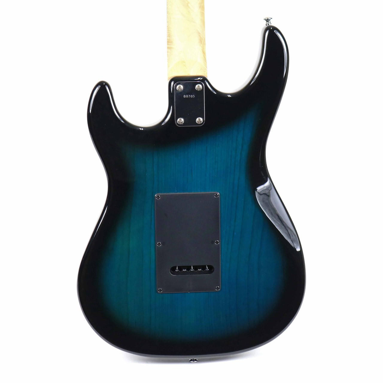 2001 Carvin Bolt T Solid Body Electric Guitar in Trans Blue