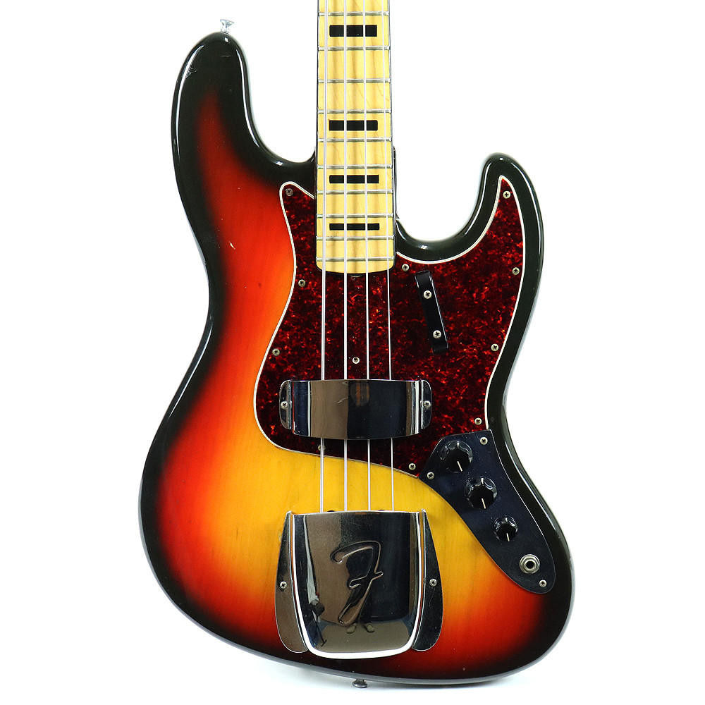 Vintage 1972 Fender Jazz Bass Sunburst Finish | Cream City Music