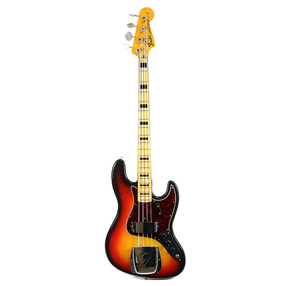 fender jazz bass 72年製 Vintage Fender Jazz Bass Black 1972 | Cream City Music