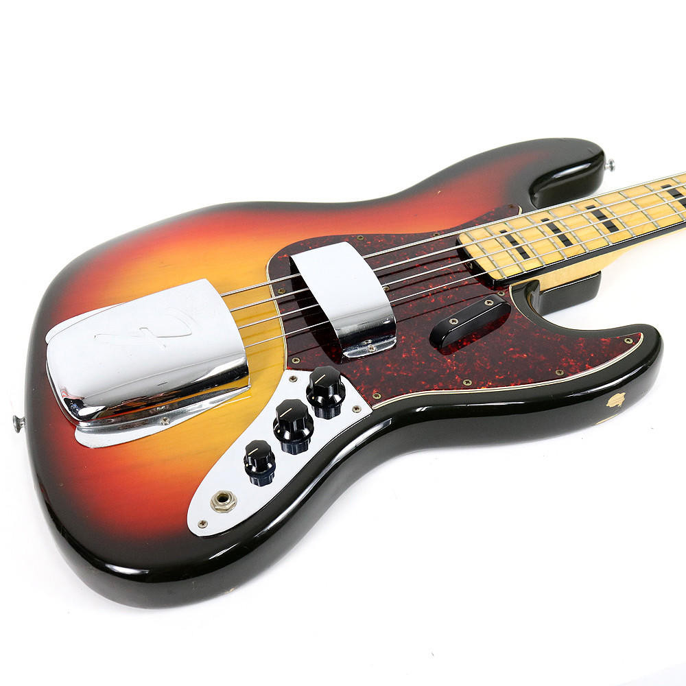Vintage 1972 Fender Jazz Bass Sunburst Finish | Cream City Music