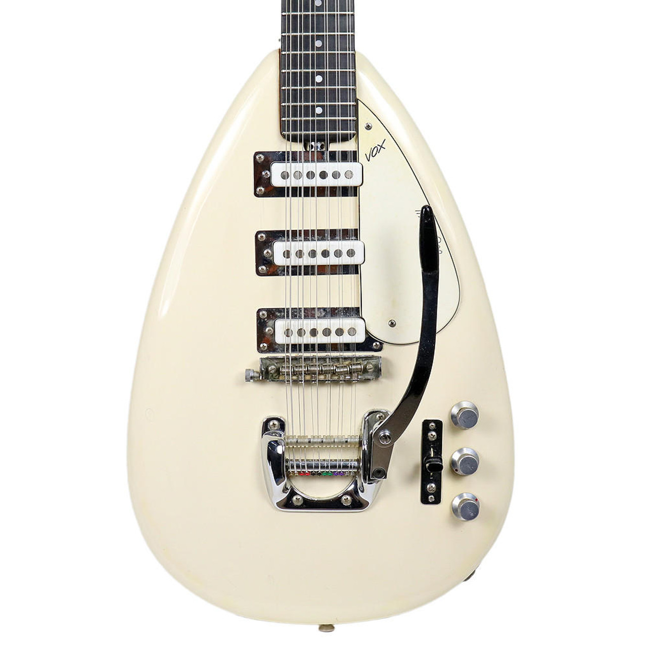 Vintage 1967 Vox Mark XII 12-String Electric Guitar White Finish