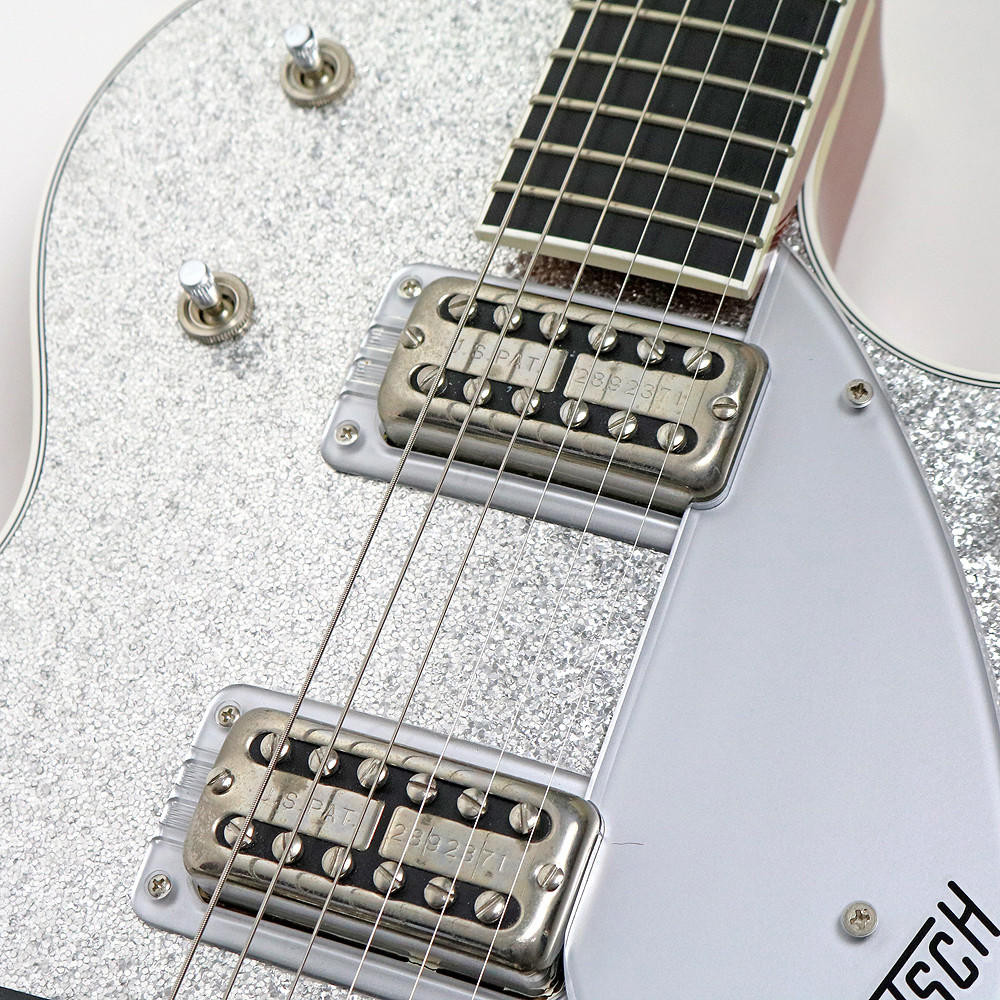 2006 Gretsch G6129 Silver Jet Electric Guitar Silver Sparkle