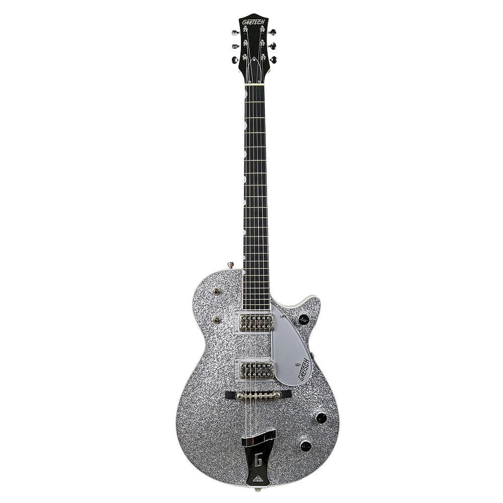 2006 Gretsch G6129 Silver Jet Electric Guitar Silver Sparkle