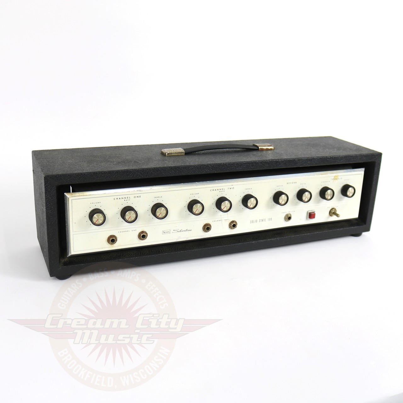Vintage 1967 Silvertone Solid State 100 Model 1464 100W