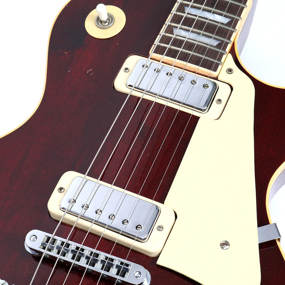 Vintage 1976 Gibson Les Paul Deluxe Electric Guitar Wine Red