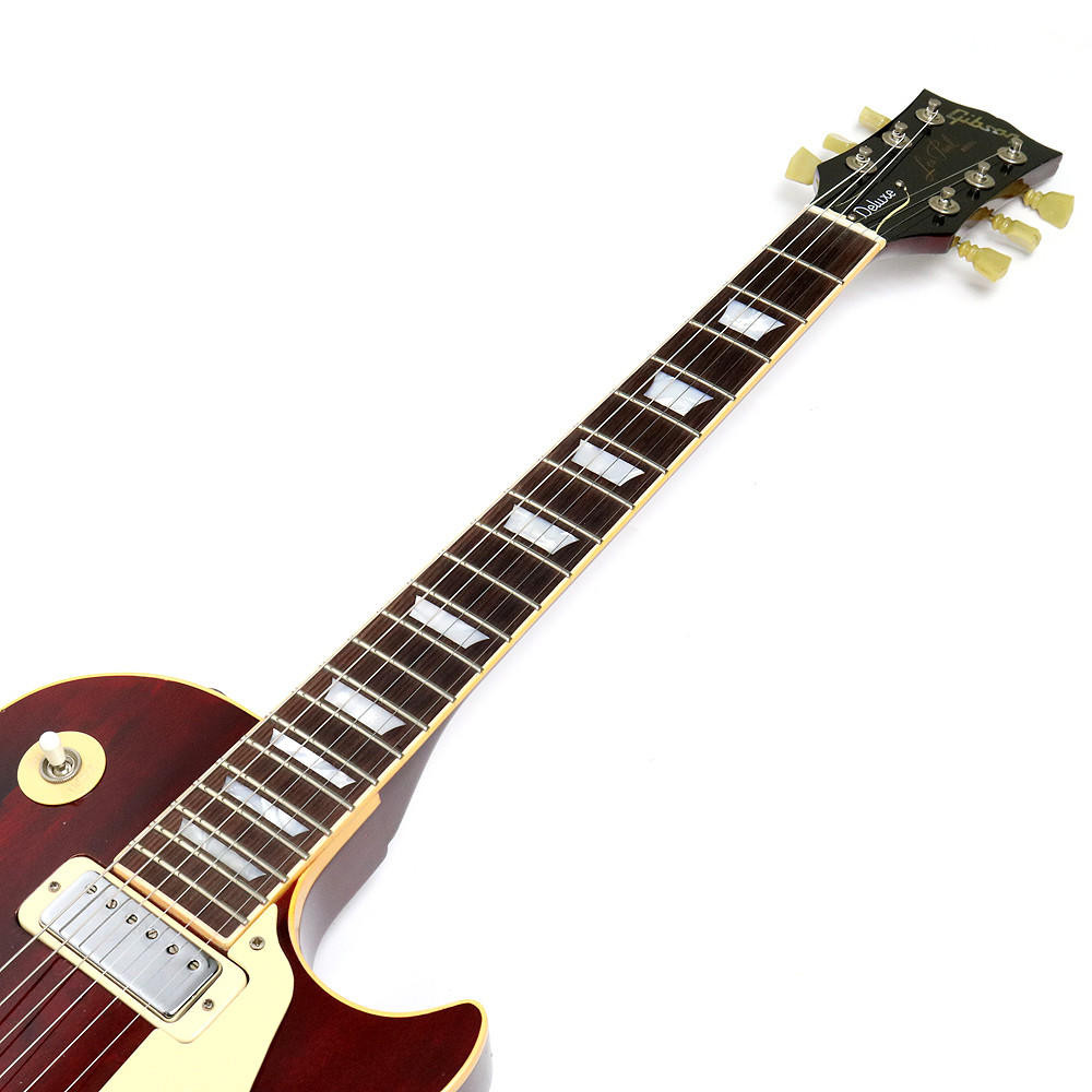 Vintage 1976 Gibson Les Paul Deluxe Electric Guitar Wine Red