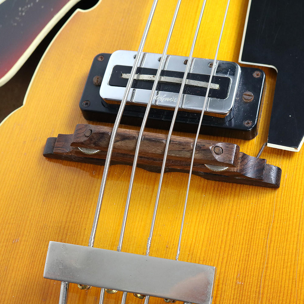 Vintage 1967 Hofner Model 500/BZ Semi Hollow Body Electric Bass