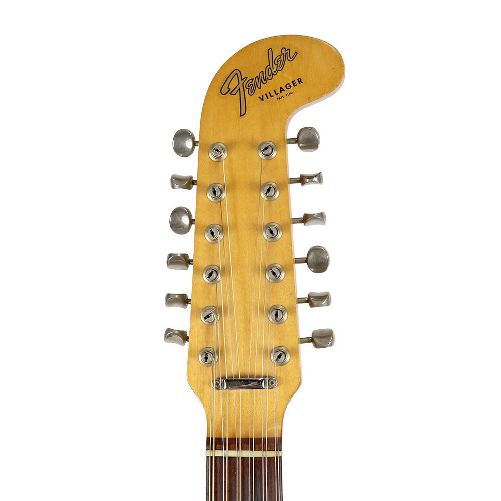 Vintage 1960's Fender Villager 12-String Acoustic Guitar Natural