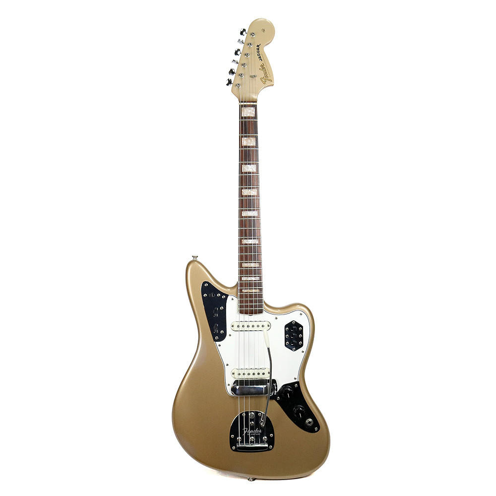 ギター Fender American Professional Vintage 1966 Fender Jaguar Electric Guitar Firemist Gold Custom
