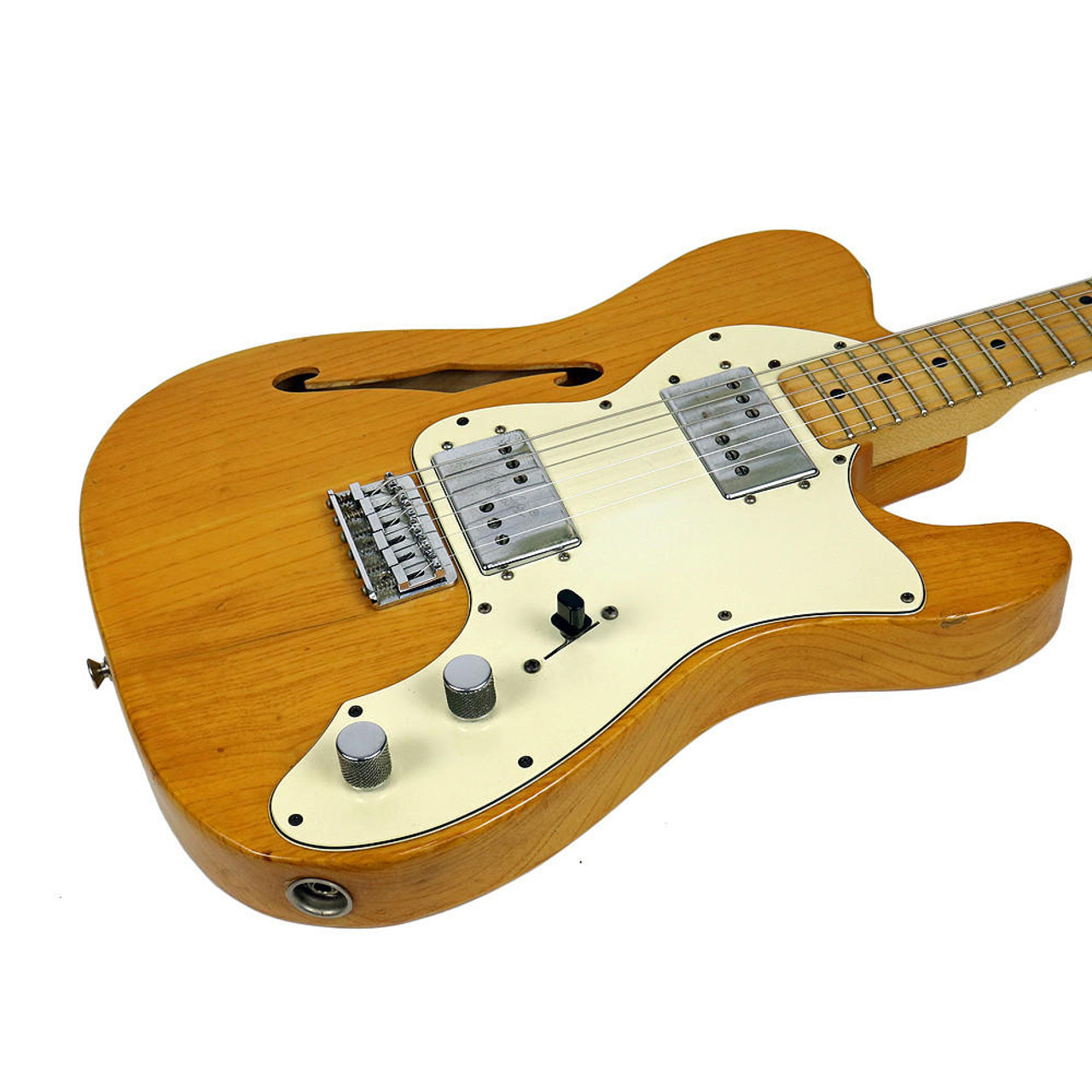 Vintage 1976 Fender Telecaster Thinline II Electric Guitar Natural