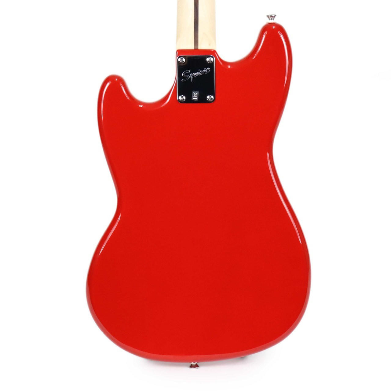 Squier Bronco Bass Maple - Torino Red | Cream City Music