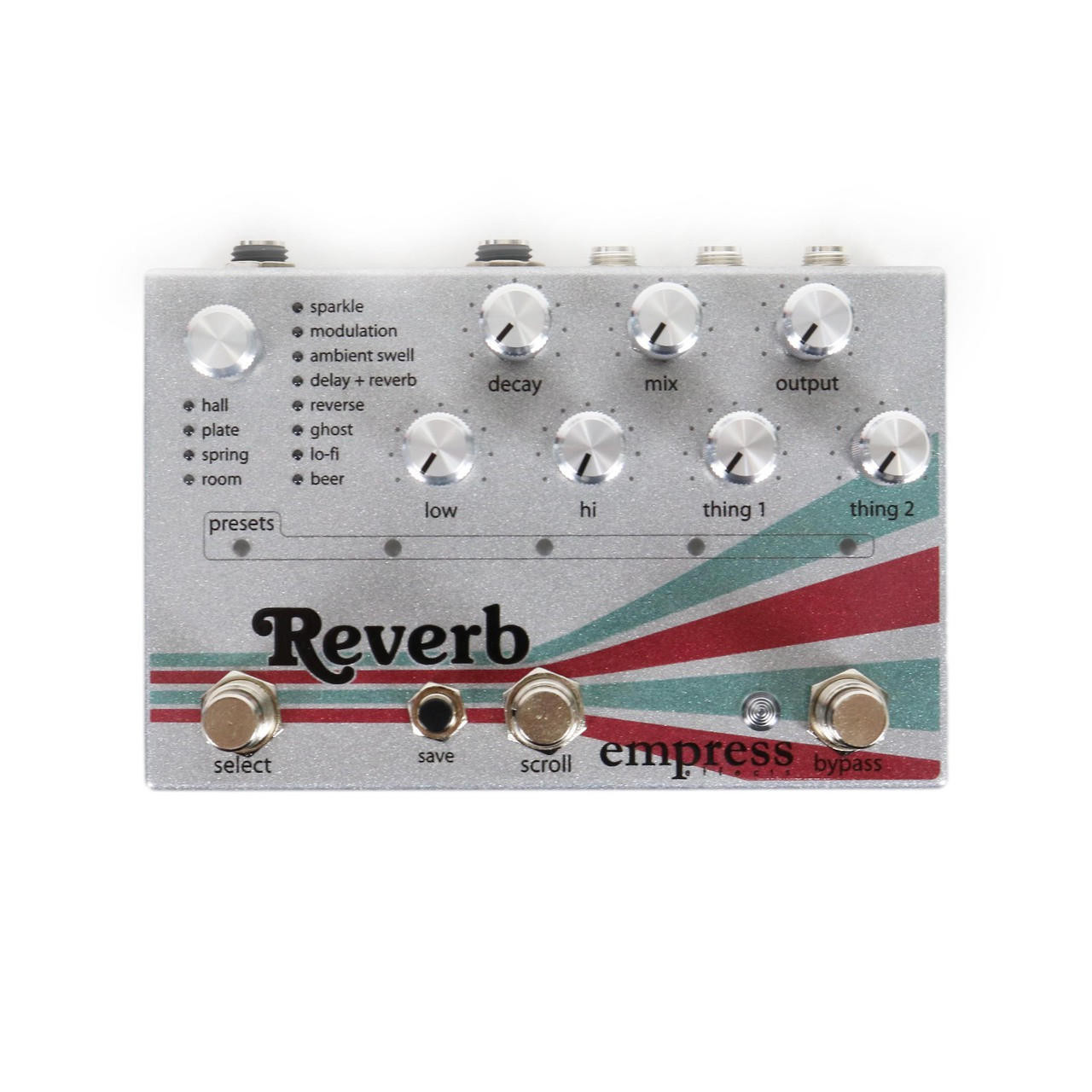 Empress Effects Reverb Effect Pedal | Cream City Music