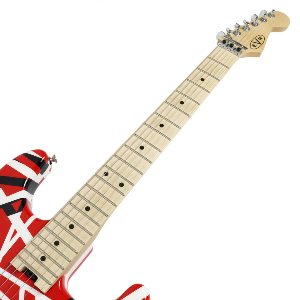 2013 EVH Striped Series Electric Guitar in Red w/ Black
