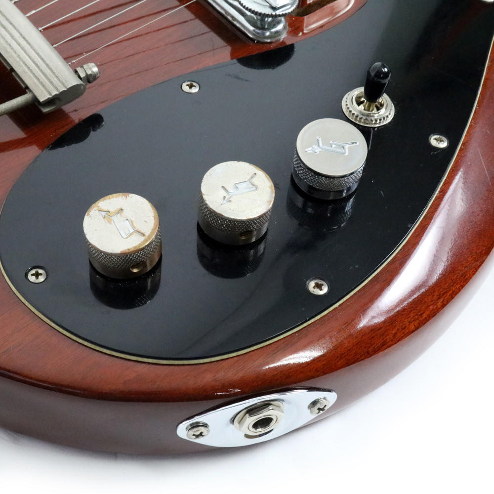 1964 Gretsch Corvette Modified Electric Guitar Refinished in Brown
