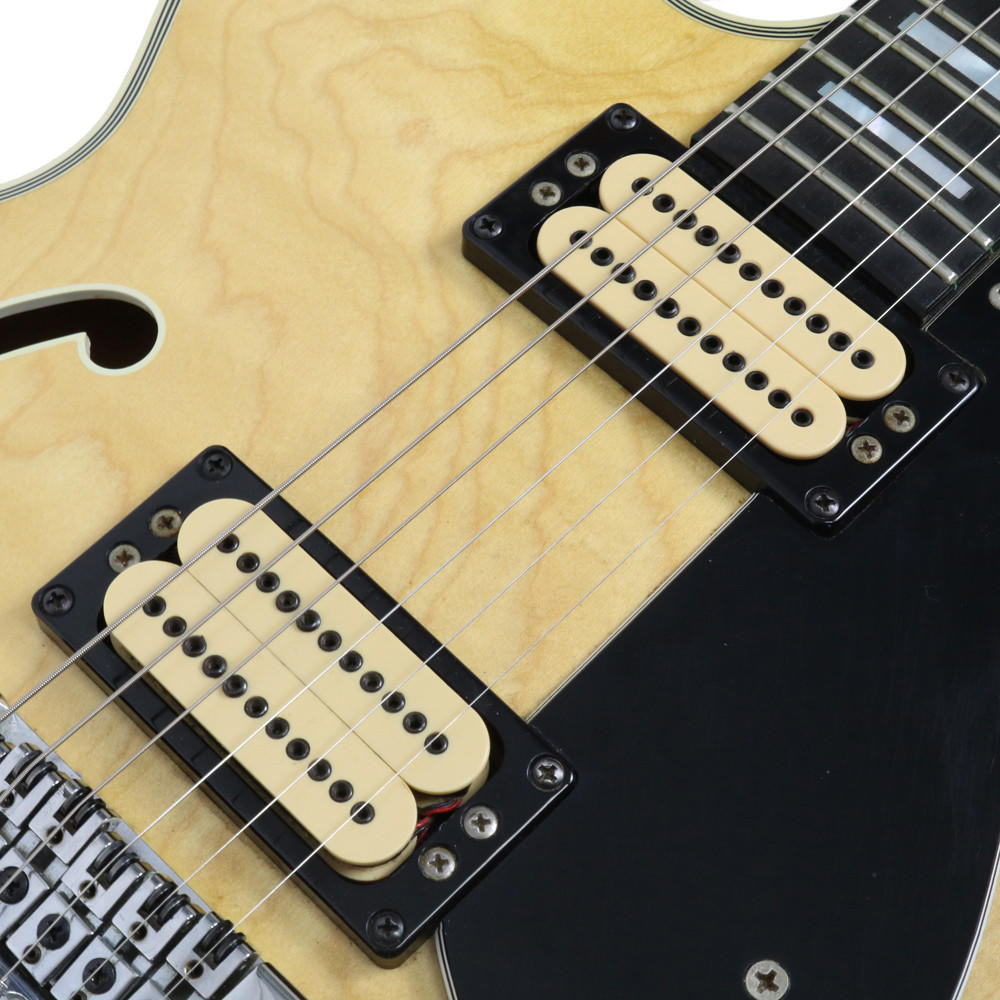 1986 Carvin SH225S Semi-Hollow Body Electric Guitar in Natural