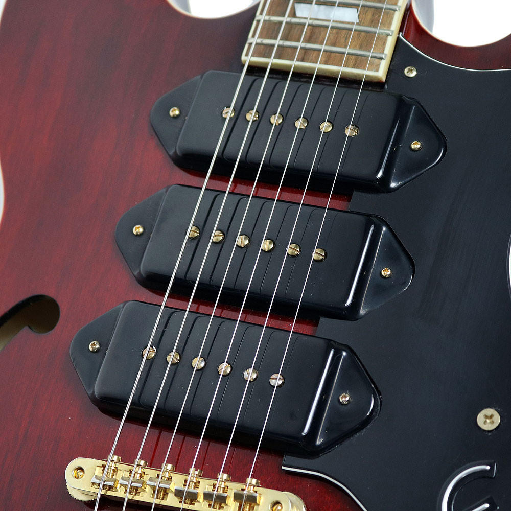 2011 Epiphone Riviera Custom P93 Electric Guitar Wine Red Finish