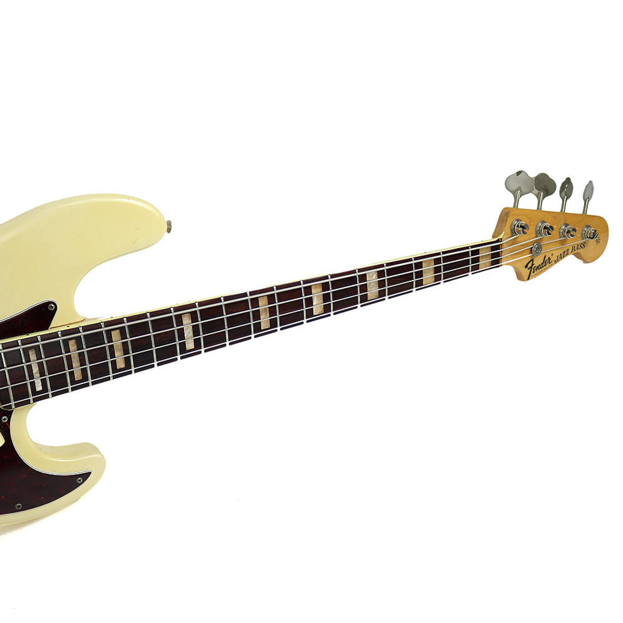 1969 Fender Jazz Bass Refinished Olympic White | Cream City