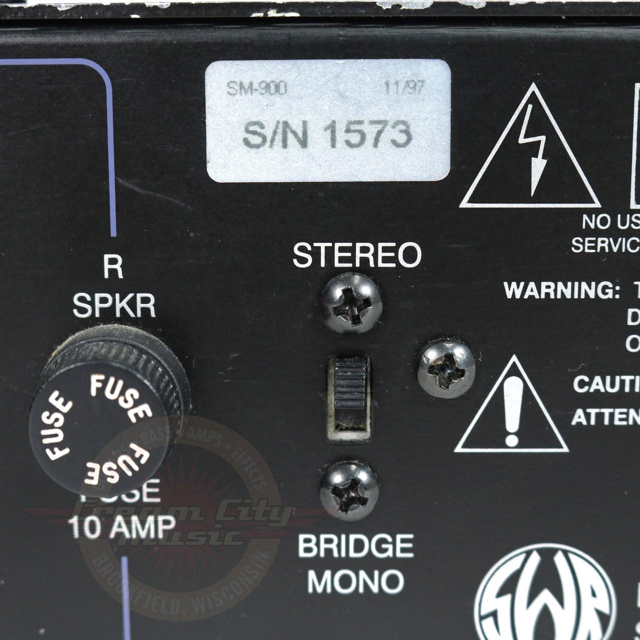 1997 SWR SM-900 900W Bass Amp Head | Cream City Music