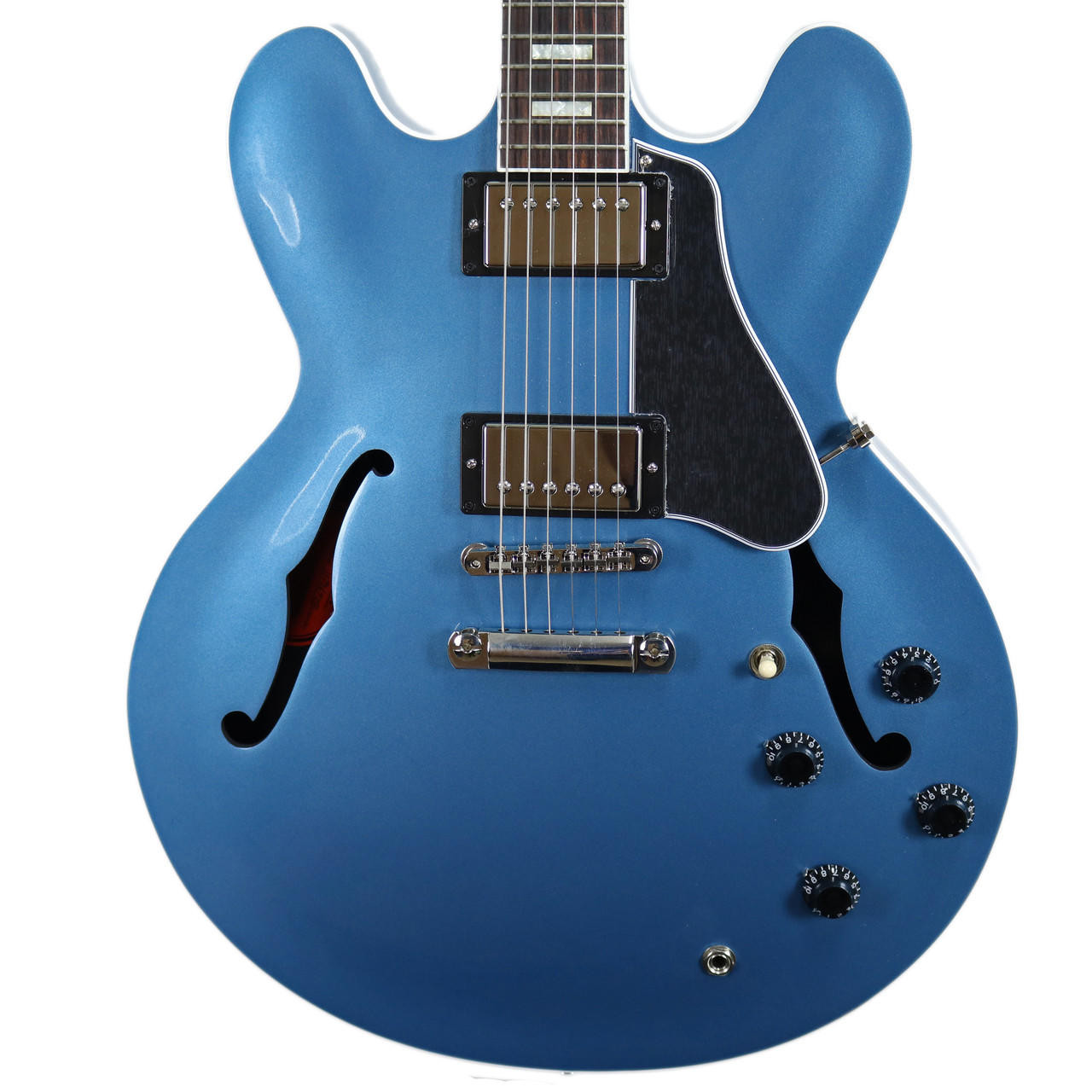 Used Gibson ES-335 Semi-Hollow Body Electric Guitar Pelham Blue