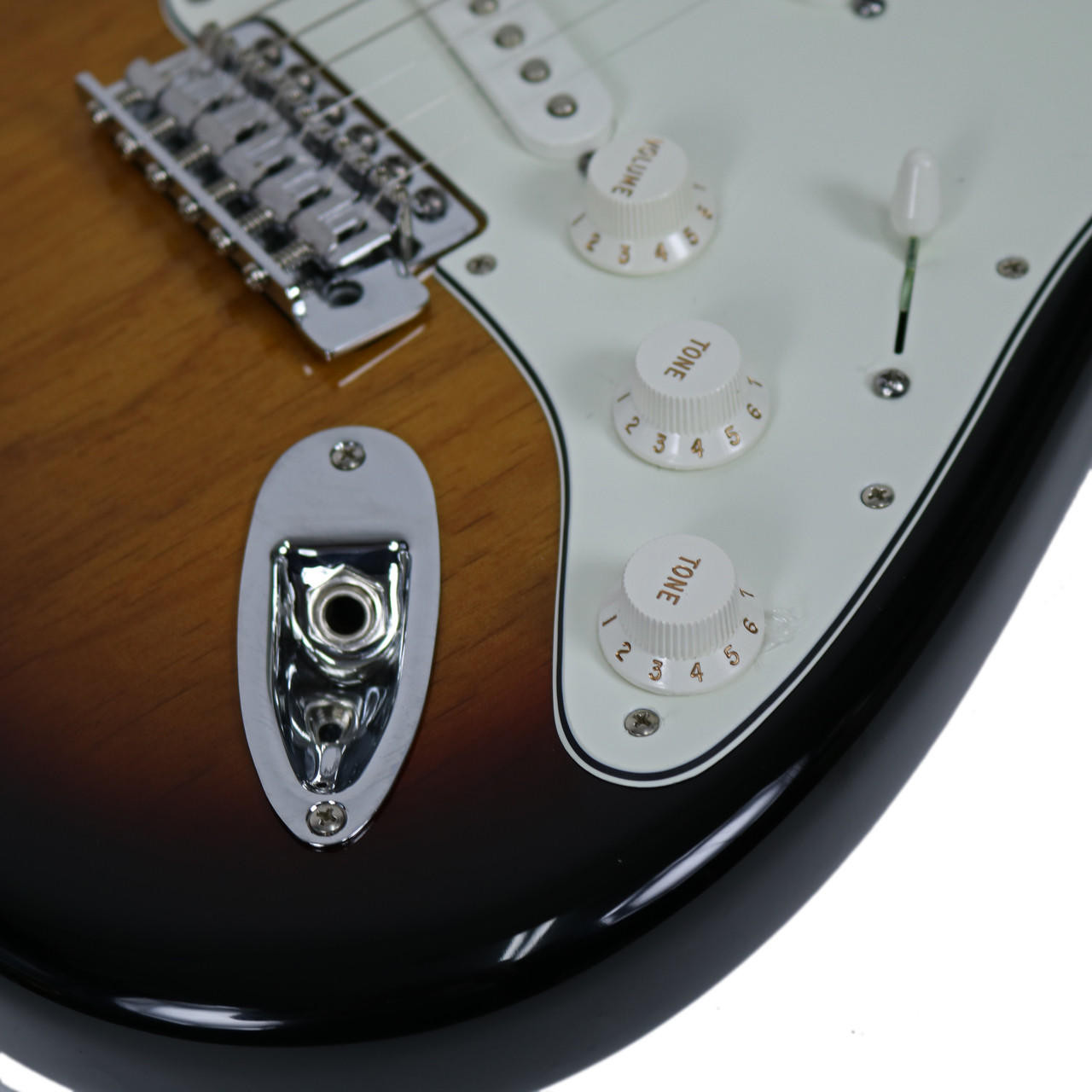 2013 Fender Standard Stratocaster Electric Guitar Sunburst Finish