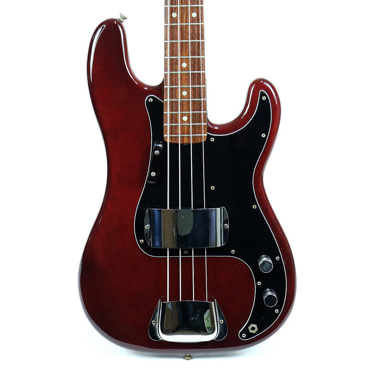 Vintage 1978 Fender Precision Bass Burgundy Finish | Cream
