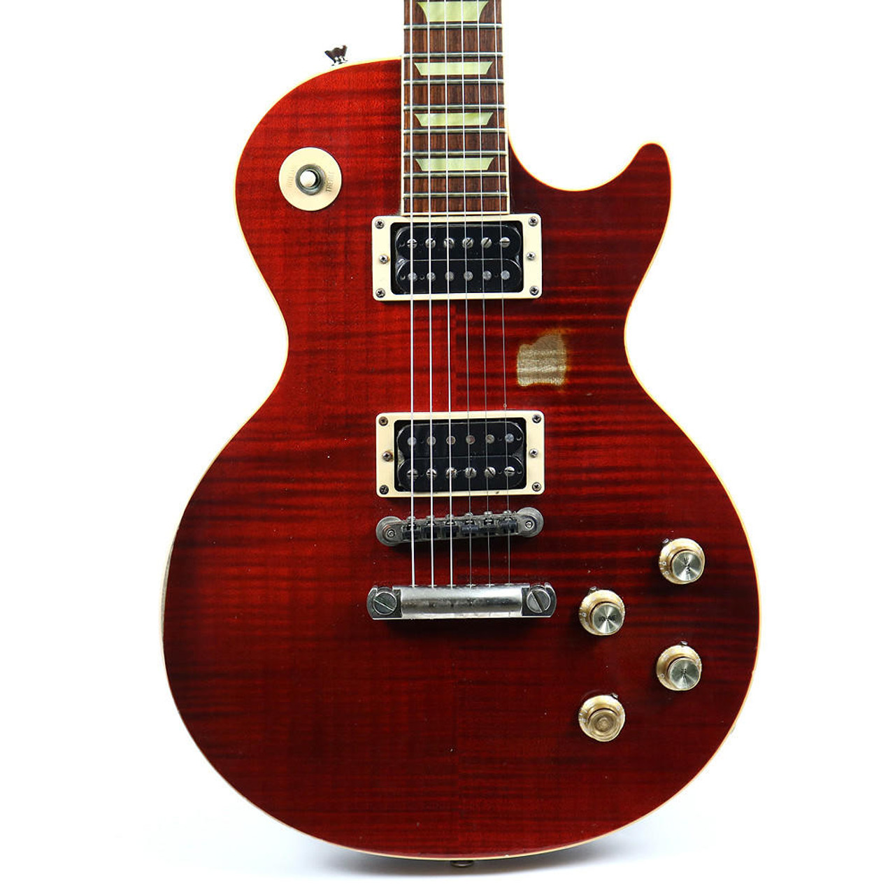 2000 Gibson Les Paul Classic Plus Top Electric Guitar Cherry Finish