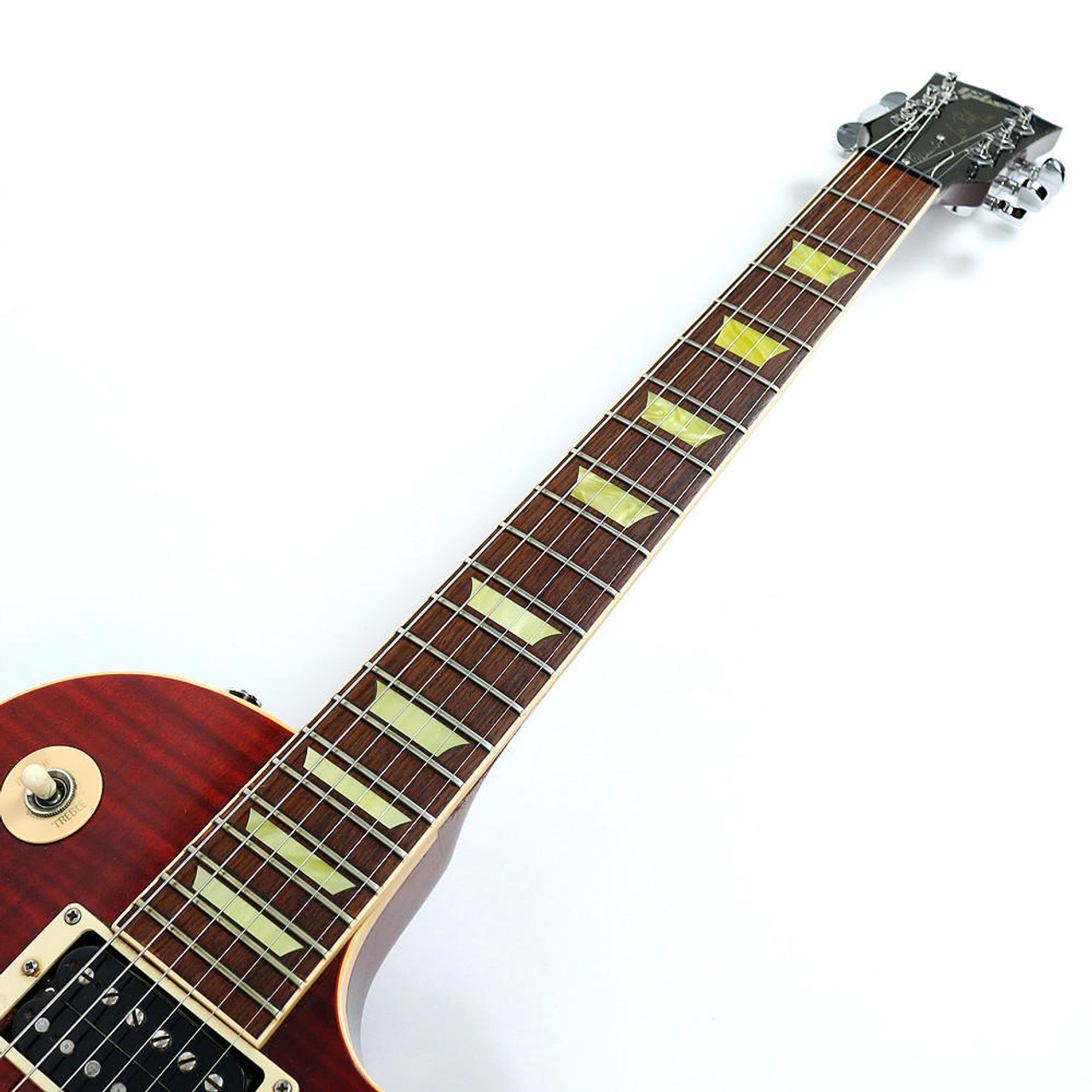 2000 Gibson Les Paul Classic Plus Top Electric Guitar Cherry Finish