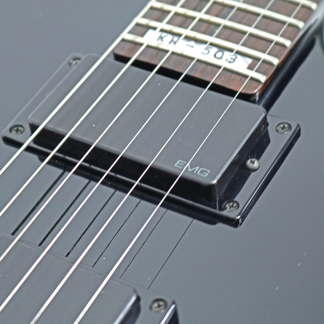 2002 ESP LTD KH-503 Kirk Hammett Signature Black Finish | Cream