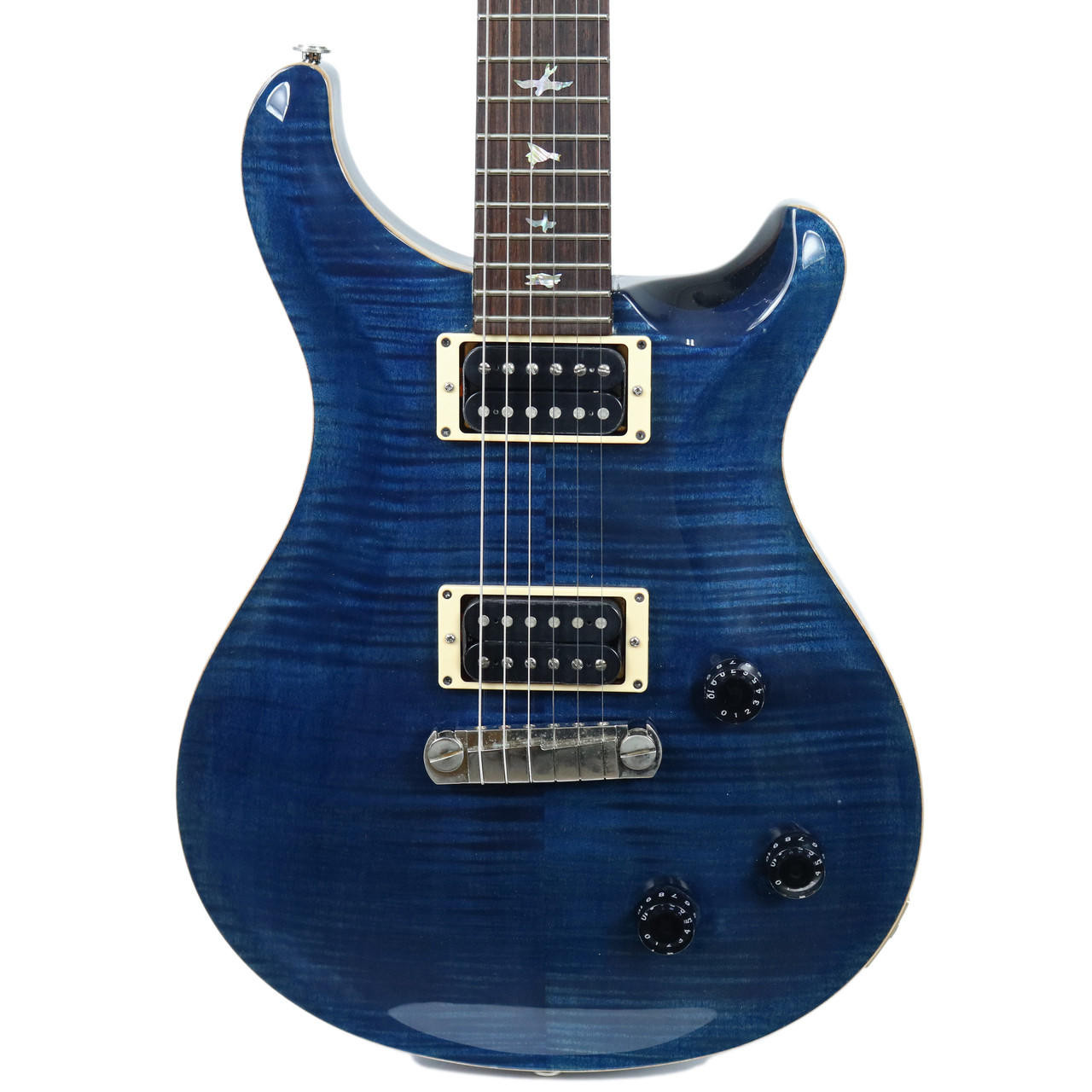 1997 PRS Paul Reed Smith Custom 22 Ten Top Transparent Blue Finish