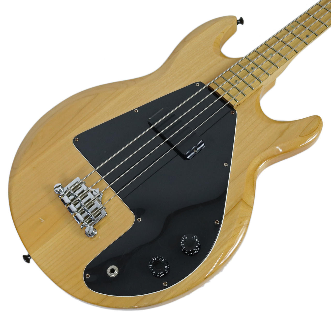 1998 Epiphone Ripper Electric Bass Guitar Natural Finish | Cream 