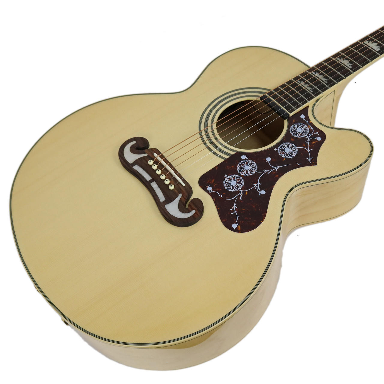2014 Epiphone EJ-200ce Jumbo Acoustic Electric Guitar